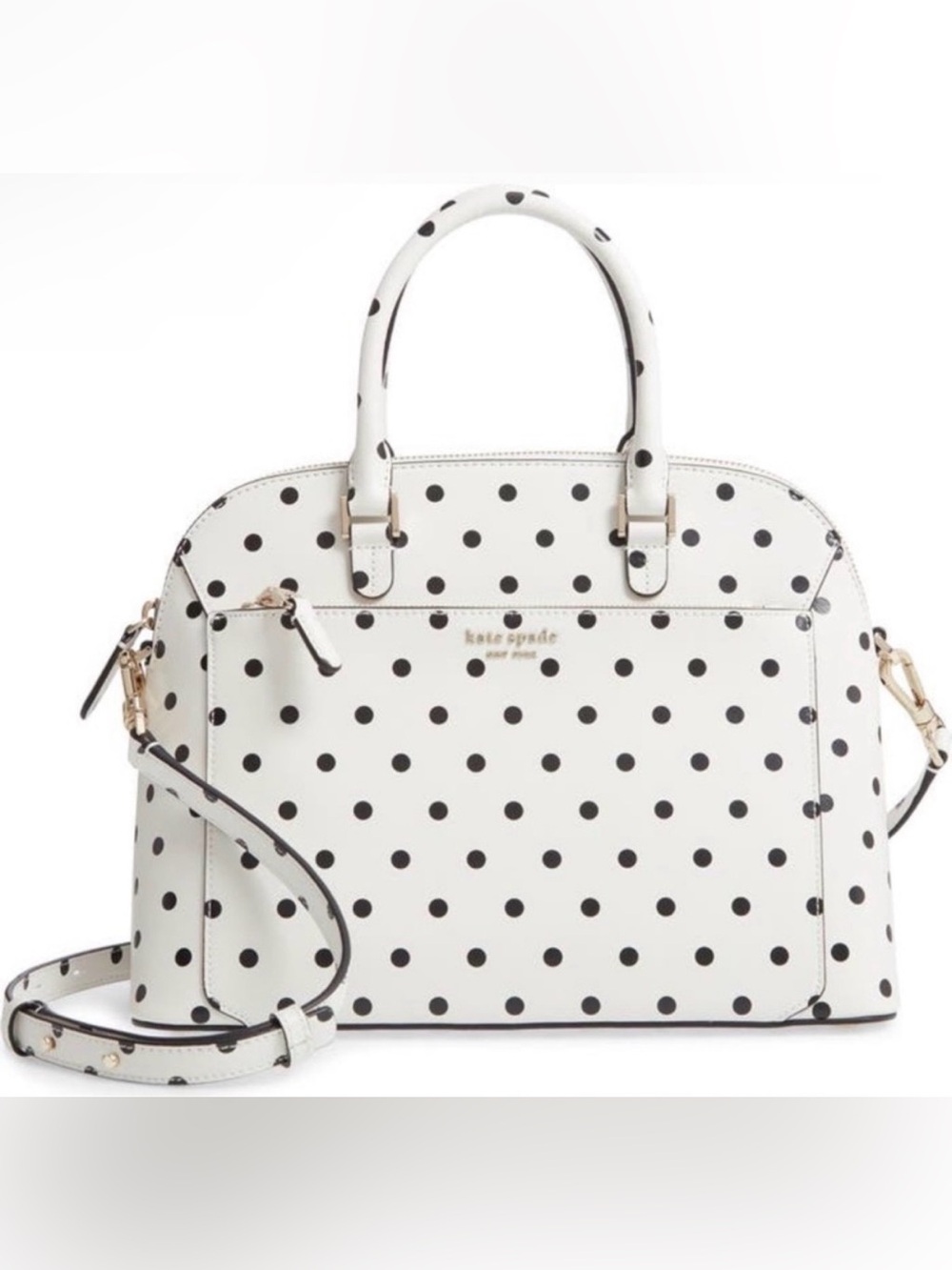 kate spade Louise Cabana Dot Medium Dome Satchel